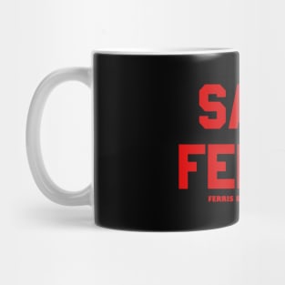 Save Ferris 80s Mug